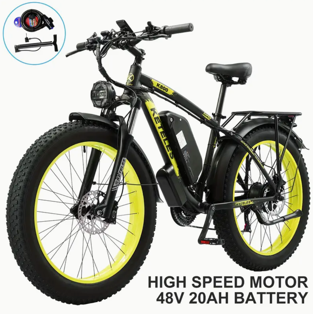 Kettles 26″ Dual-Motor Fat Tire E-Bike