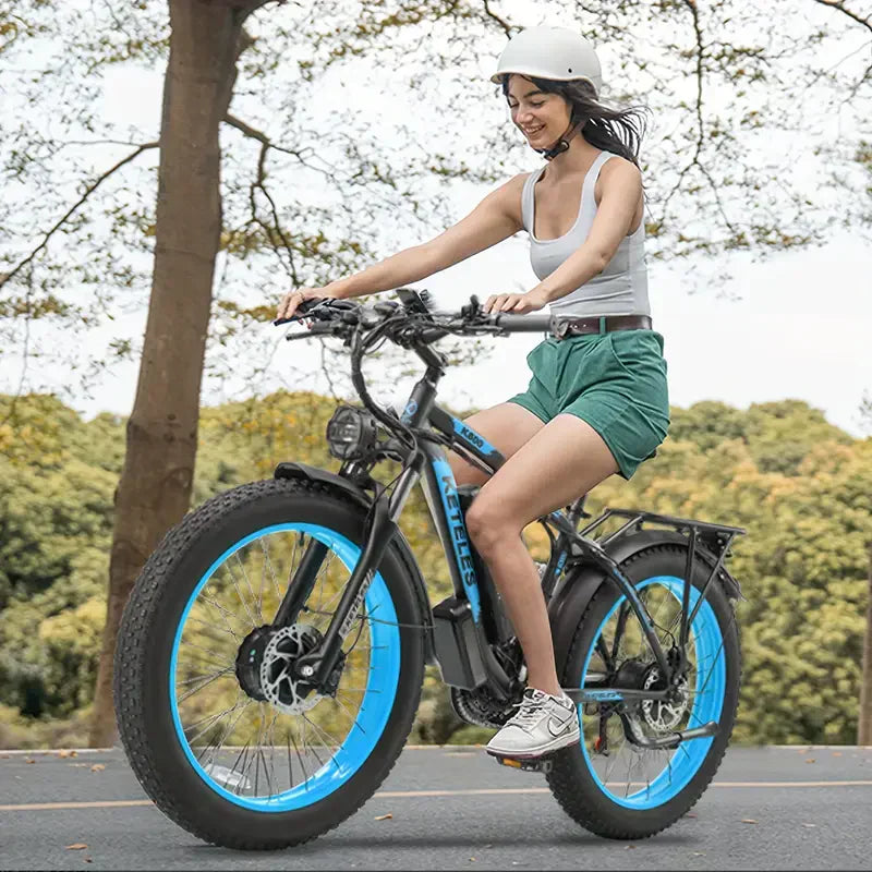 Kettles 26″ Dual-Motor Fat Tire E-Bike