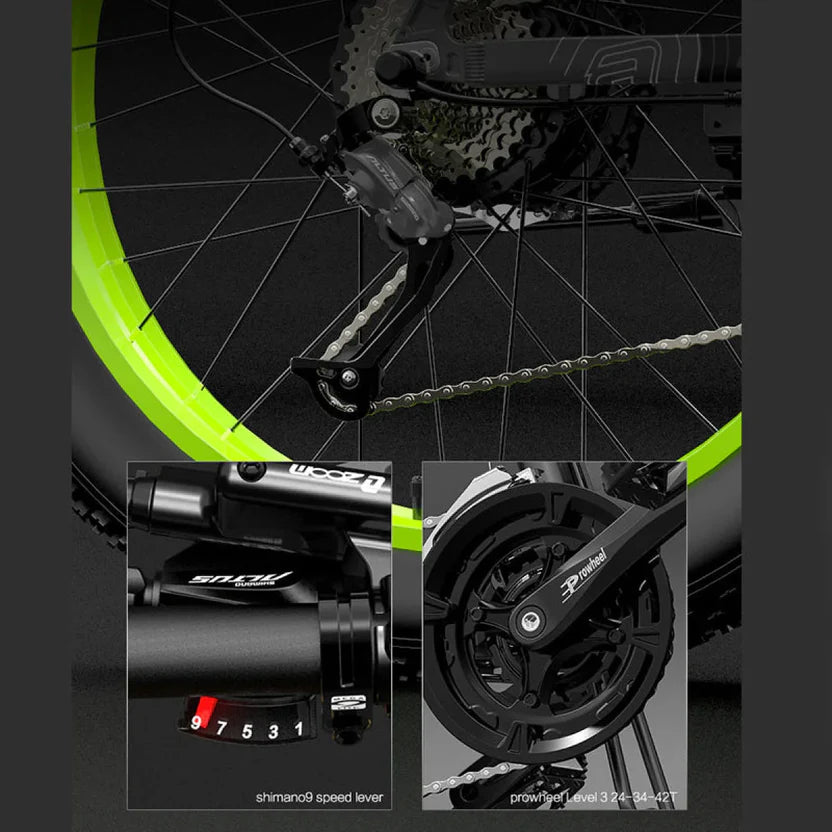 Rekmolt XT750 PLUS BIG FORK VTT électrique Fat Tire
